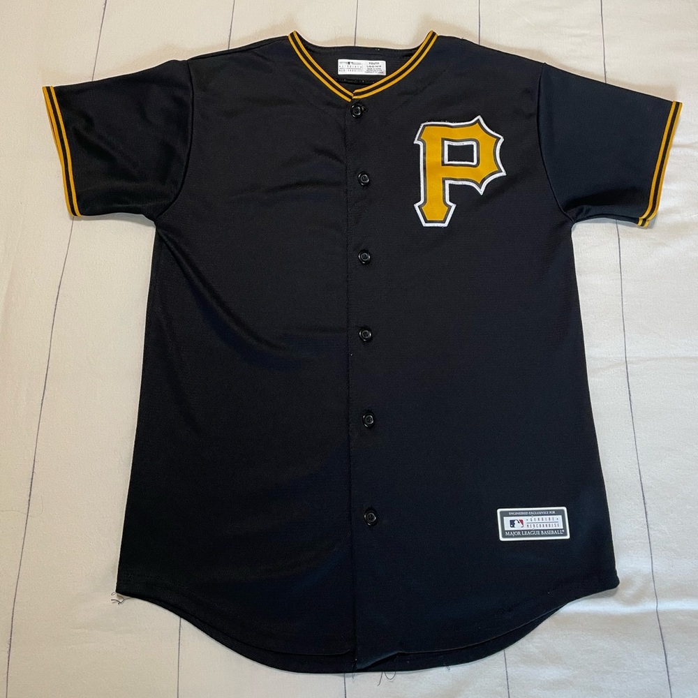 Majestic Youth Large Pittsburgh Pirates Roberto Clemente Jersey